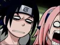 Sasuke e Sakura XD